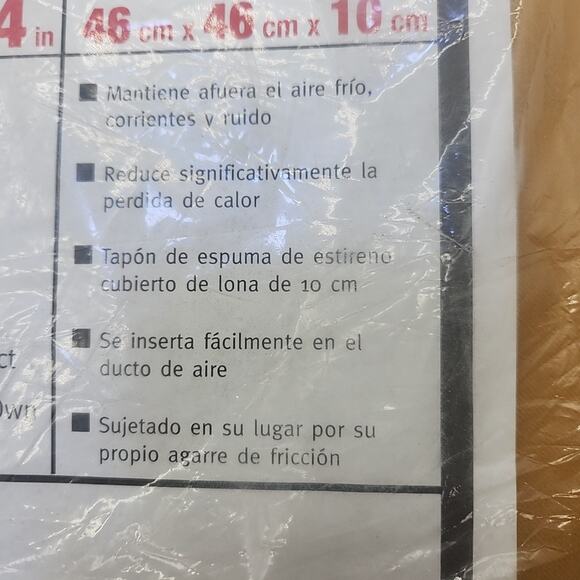 Evaporator cooler heat plug 18 inch X 18 inch X4 inch duct insulator {71} - Picture 7 of 11